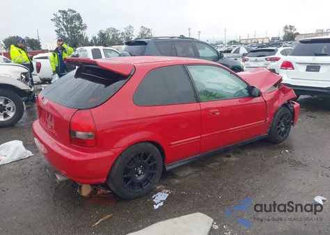 1998 Honda Civic Dx from USA, damaged, VIN 2HGEJ6446WH104243